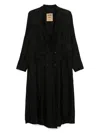 Uma Wang Single-breasted Coat In Black