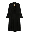 Uma Wang Camelot Coat In Black