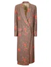 Uma Wang Camelot Coat In Multi