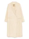 Uma Wang Camelot Coat In Neutrals
