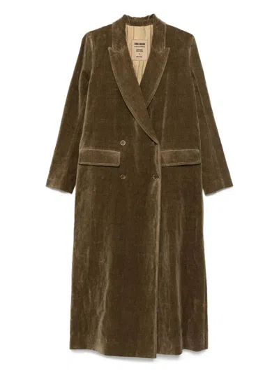 UMA WANG UMA WANG "CAMELOT" VELVET COAT
