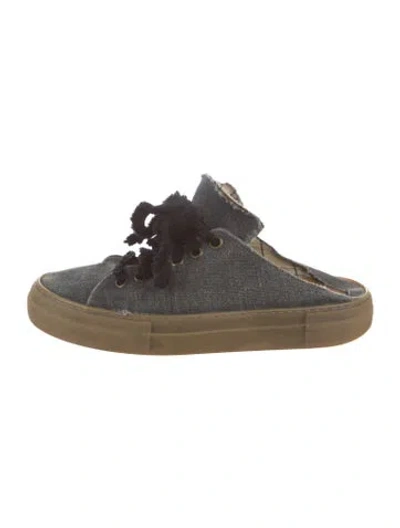 Pre-owned Uma Wang Canvas Sneakers In Multicolor