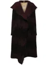 Uma Wang Cardigan Oversized Coat In Black