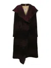 Uma Wang Cardigan Oversized Coat In Black
