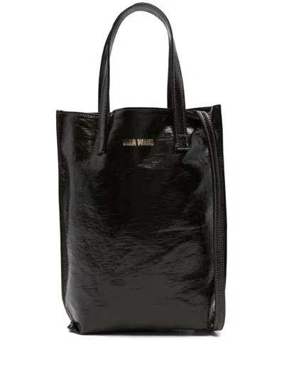 Uma Wang Carry A Handbag With Both Hands In Black