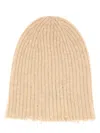 Uma Wang Soft Ribbed Texture Hat In Neutral