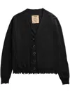 Uma Wang Cashmere Cardigan In Black