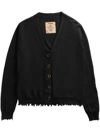 Uma Wang Cashmere Cardigan In Grey