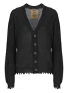 Uma Wang Cashmere Cardigan In Black