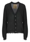 Uma Wang Cashmere Cardigan In Black