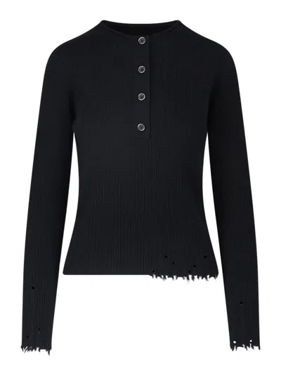 Uma Wang Cashmere Cardigan In Black