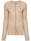 Uma Wang Woman Sweater Sand Size L Cashmere In Brown