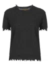 Uma Wang Sleeveless Cashmere Sweater Ripped Edges In Black