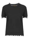 Uma Wang Sleeveless Cashmere Sweater Ripped Edges In Black