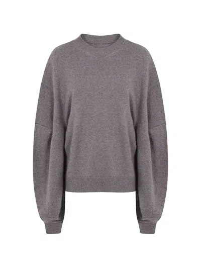 Uma Wang Cashmere Dropped-shoulder Sweater In Brown