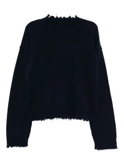 Uma Wang Cashmere Jumper In Blue