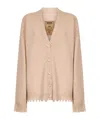 Uma Wang Beige Cashmere Knit Over Cardigan In Neutral