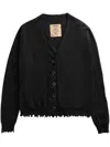 Uma Wang Cashmere Oversized Cardigan In Black