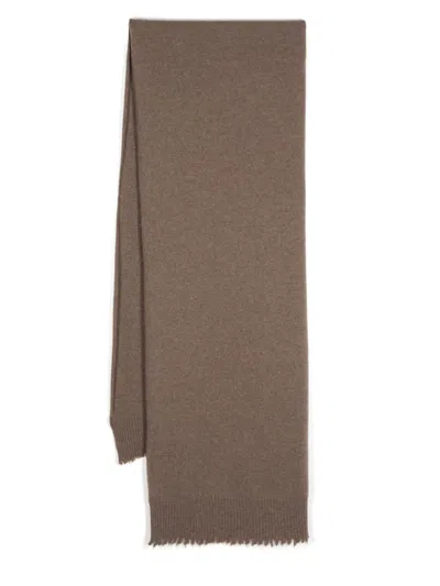 Uma Wang Cashmere Scarf In Brown