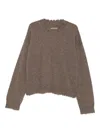 Uma Wang Cashmere Sweater In Brown