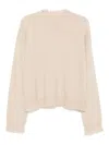 Uma Wang Beige Cashmere Sweater With Distressed Details In Neutral