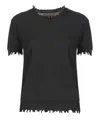 Uma Wang Cashmere Pullover With Ripped Ribbed Trims In Black