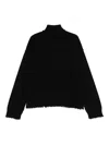 Uma Wang Cashmere Turtle-neck Jumper In Black