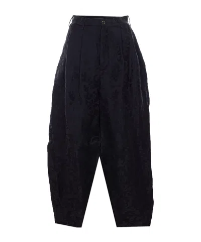 Uma Wang Casual Pants With Belt Loops In Black
