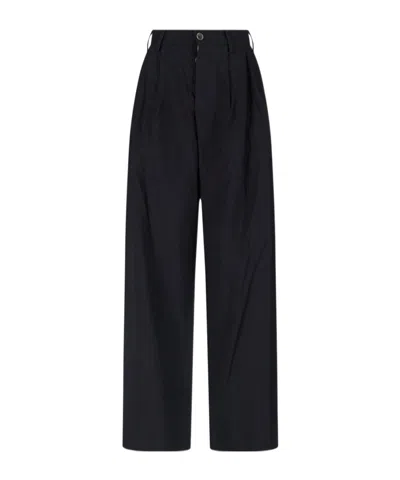 Uma Wang Casual Pants With Belt Loops In Black