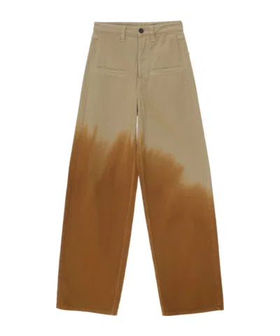 Uma Wang Casual Pants With Belt Loops In Brown