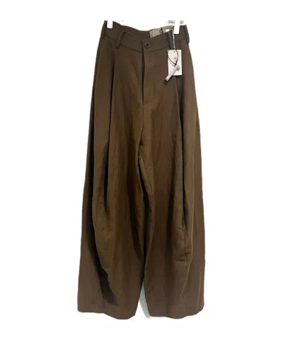 Uma Wang Casual Pants With Belt Loops In Brown