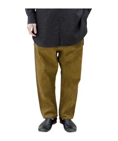 Uma Wang Casual Pants With Belt Loops In Brown