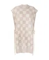 Uma Wang Checkerboard-pattern Knitted Vest In Multi