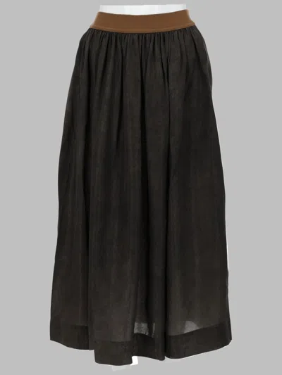 Uma Wang Chic Mini Skirt For Women In Black