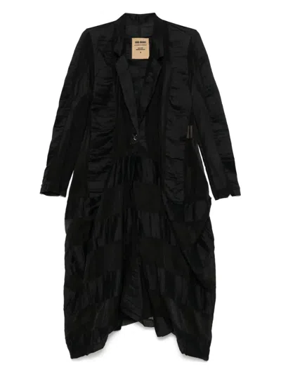 Uma Wang Cider Coat In Black