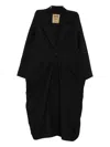 Uma Wang Cider Coat In Black