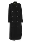 Uma Wang Cigna Coat In Black