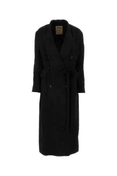 Uma Wang Coats In Black