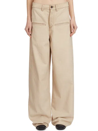 Uma Wang Cotton Ball Pants In Neutral