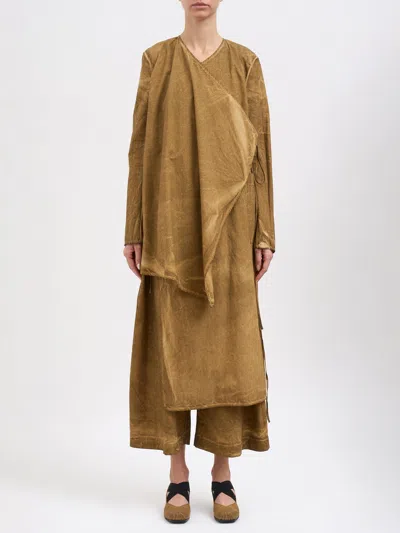 Uma Wang Cotton Kunto Jacket In Brown