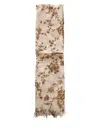 Uma Wang Cotton Scarf In Neutrals