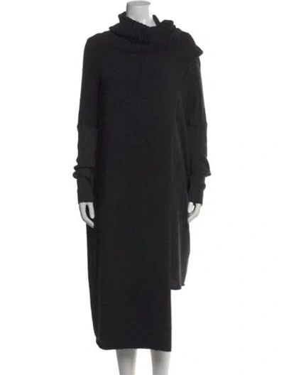 Pre-owned Uma Wang Cowl Neck Sweater In Black