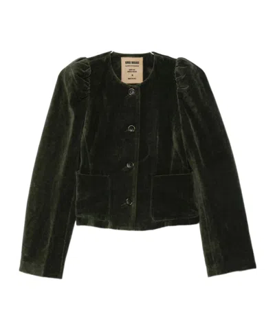 UMA WANG CREW NECK CASUAL JACKET