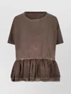 Uma Wang Round Collar And Trumpet T-shirt