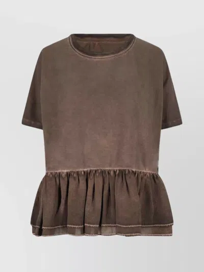 Uma Wang Brown Jersey Todi T-shirt