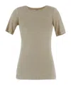 Uma Wang Crew Neck T-shirt In Dirty White