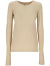 Uma Wang Crewneck Knitted Jumper In Ivory