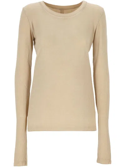 Uma Wang Crewneck Knitted Jumper In Beige