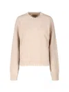 Uma Wang Cashmere Crewneck Jumper In Neutral