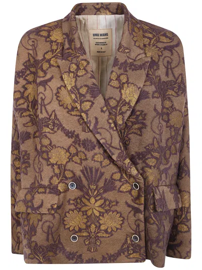 UMA WANG UMA WANG "CROSSWORD" JACKET